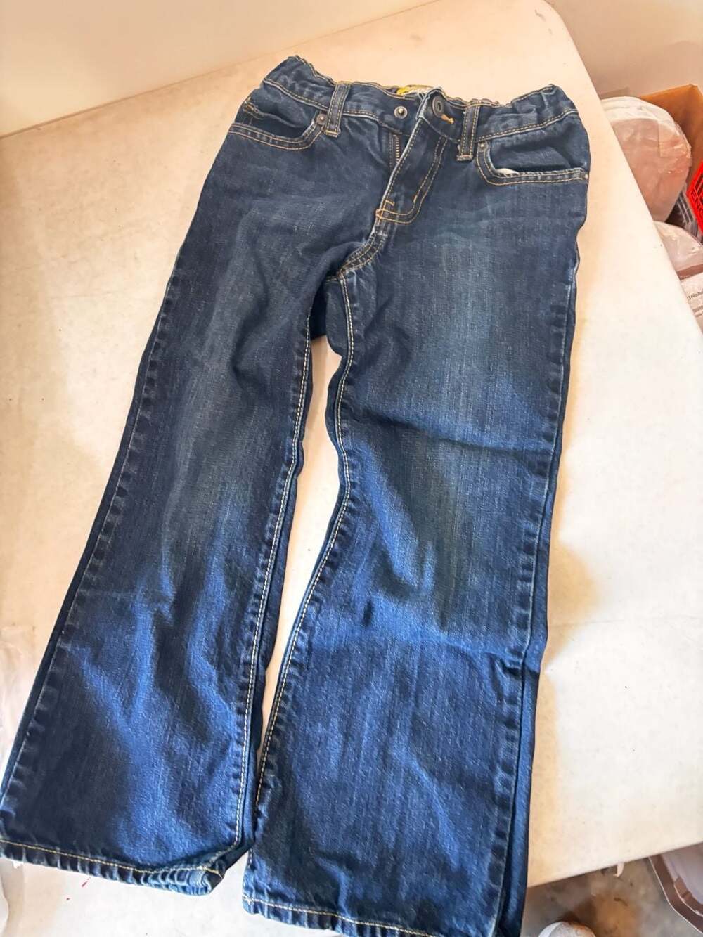 Old Navy Boot Cut Denim Jeans Boys Size 7